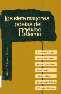 Los siete mayores poetas del México moderno (1960)