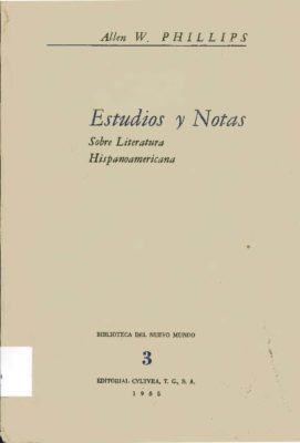 Estudios y notas sobre literatura hispanoamericana (1965)