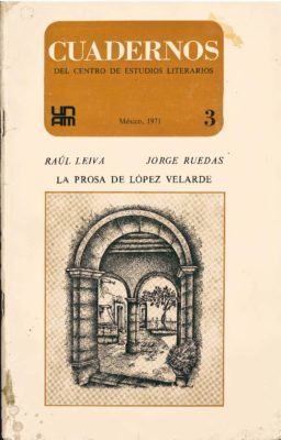 La prosa de López Velarde (1971)